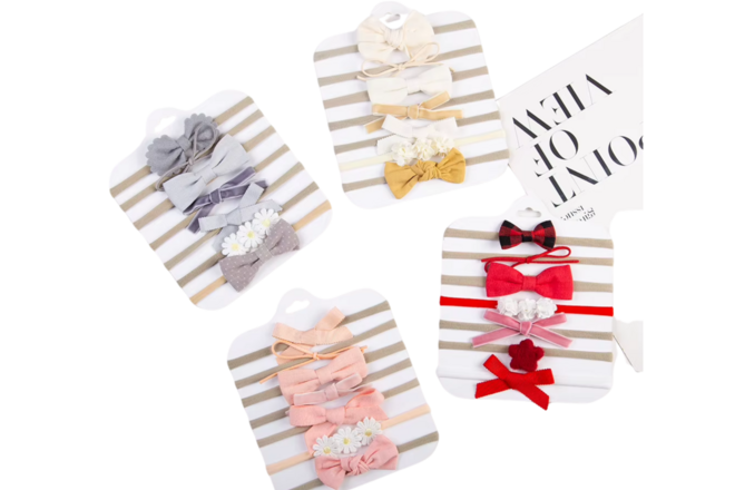 700pcs. Hair Bow Headbands-Girl Hair Bows