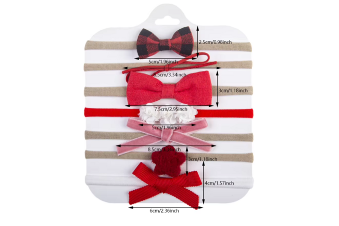 700pcs. Hair Bow Headbands-Girl Hair Bows