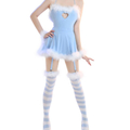 Selling with online payment: Bunny Girl Furry Heart Dress with Stockings
