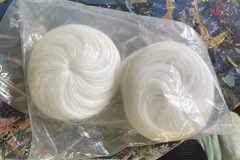 Selling with online payment: 2 Bun Attachments - White