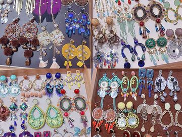 Bulk Lots: 50 pairs of tassel retro bohemian earrings
