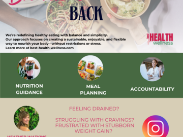 Wellness Session Single: Custom Meal Planning with Consultation with Heather