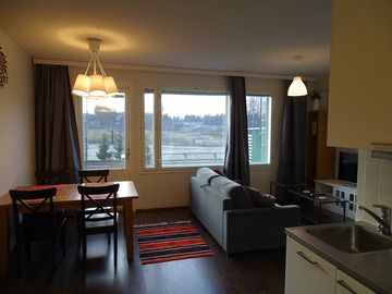 Renting out: 40m² bright fully furnished modern studio with good view.