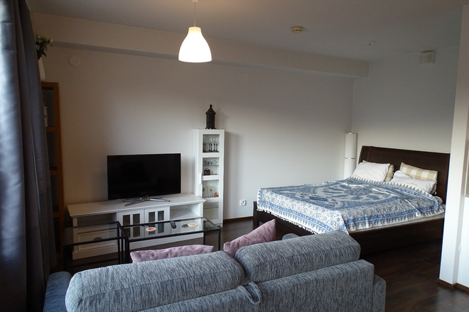 40m² bright fully furnished modern studio with good view.
