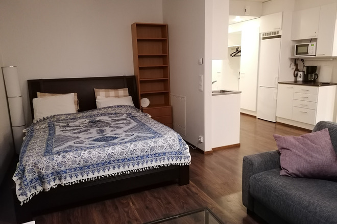 40m² bright fully furnished modern studio with good view.