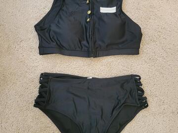 Selling with online payment: Miccostumes Demon Slayer Shinobu Kochou Swimsuit Cosplay Size M