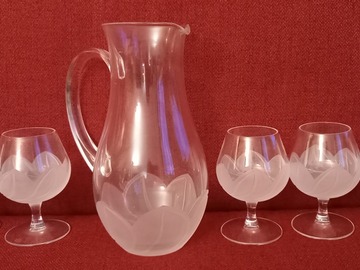 Vente: CARAFE A EAU ET SES 5 VERRES