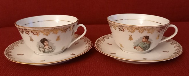 GRANDES TASSES NAPOLEON ET JOSEPHINE