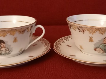 Vente: GRANDES TASSES NAPOLEON ET JOSEPHINE