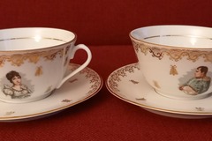 Vente: GRANDES TASSES NAPOLEON ET JOSEPHINE