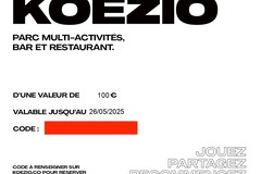 Vente: e-Carte cadeau Koezio (100€)