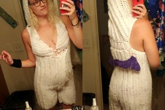 Selling with online payment: Final Fantasy Moogle Romper Crochet M/L