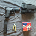 Selling: Swiss Arms Replica Sig Sauer SP2022 w/ Holster & Canisters