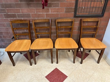 Selling with online payment: Wooden Chairs