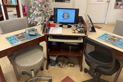 Selling with online payment: Wood Optical Desk