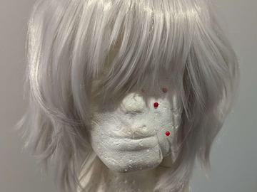 Selling with online payment: Short White Wig