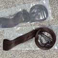 Selling with online payment: Brown Clip-in Hair Extensions (x2)