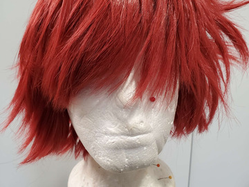 Selling with online payment: Fluffy Short Red Wig