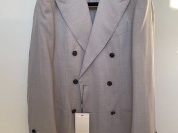 Selling with online payment: [EU] NWT Suitsupply beige s130 db jacket, size 38R
