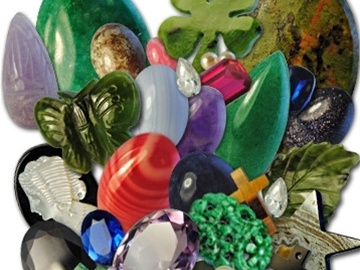 Bulk Lots: 200--Semi Precious & Genuine Stones & Pendants--$0.49 pcs