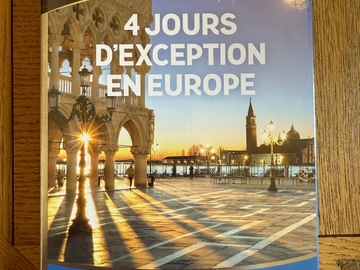 Vente: Coffret Wonderbox "4 jours d'exception en Europe" (449,90€)