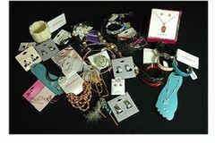 Bulk Lots: 300 pcs-Assorted Department Store Jewelry-$0.45 pcs!