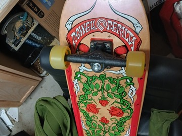 Selling with online payment: 1990 powell peralta rose bones complete skateboard 