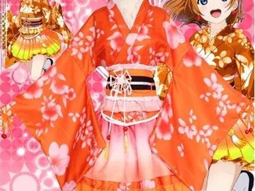 Selling with online payment: Honoka Kosaka Kimono Cosplay   