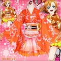 Selling with online payment: Honoka Kosaka Kimono Cosplay   