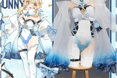 Selling with online payment: Uwowo Genshin Impact Bunny Suit Lumine Fanart Cosplay Size L