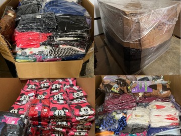 Bulk Lots: 680 items Womens, Mens, Kids Clothing Apparel and Accessories