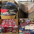 Bulk Lots: 680 items Womens, Mens, Kids Clothing Apparel and Accessories