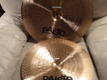 Selling with online payment: Pair of Paiste Chinas, 16 &18 inch