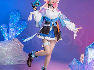 Selling with online payment: March 7th DOKIDOKI SR Honkai Star Rail Cosplay