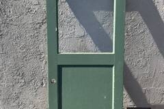 Selling: Half-lite Antique Glass Recessed Panel Door 