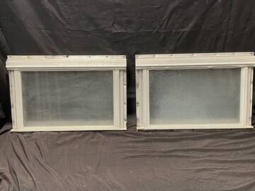 Selling: Small Vintage Alum. RV Awning Windows