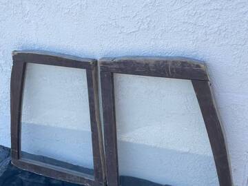 Selling: Artistic "Gnome Home" Vintage Wooden Windows 