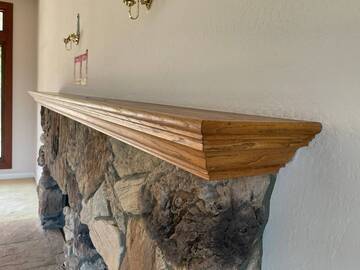 Selling: Oak Fireplace Mantel / Shelf