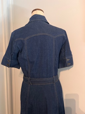 kate sylvester denim dress Denim godet dress | Dresses