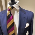 Selling with online payment: Suitsupply Navy Herringbone S150s Suit
