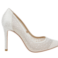 Selling: Harlo Demi - Pointed Toe Pump With Pearls - Ivory
