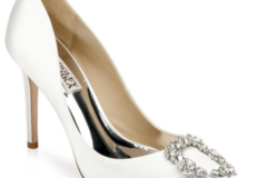 Selling: Badgley Mischka Cher - Crystal Buckle High Heel Stiletto Pump - W