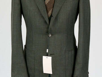 Selling with online payment: [EU] NWT Suitsupply dark green full canvas jacket, size 36R