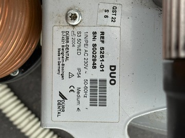Gebruikte apparatuur: Durr Duo 5251-01 2 cilinder met droger
