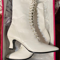 Selling with online payment: White Funtasma Victorian Boots