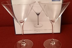 Vente: 2 VERRES A COKTAIL OU MARTINI