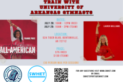 Clinics: Genesis Gymnastics University of Arkansas Clinic (Rec)