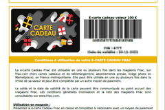 Vente: e-Carte cadeau FNAC (100€)