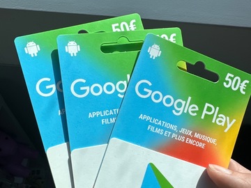 Vente: Cartes prépayées Google Play (150€)