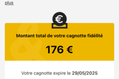 Vente: e-Carte cadeau FNAC & DARTY (176€)